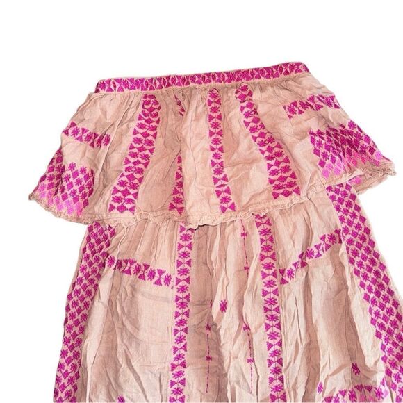 Free People Wild Romance Embroidered Midi Dress - Size Large - Picture 8 of 10